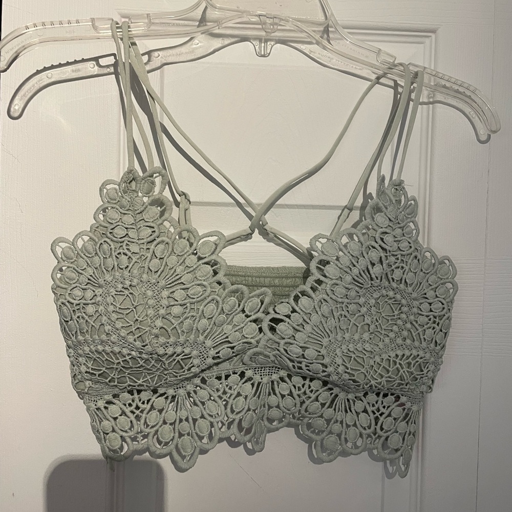 Green/blue - teal bralette top
